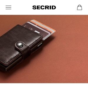 Secrid Teal Mini Wallet from Holland